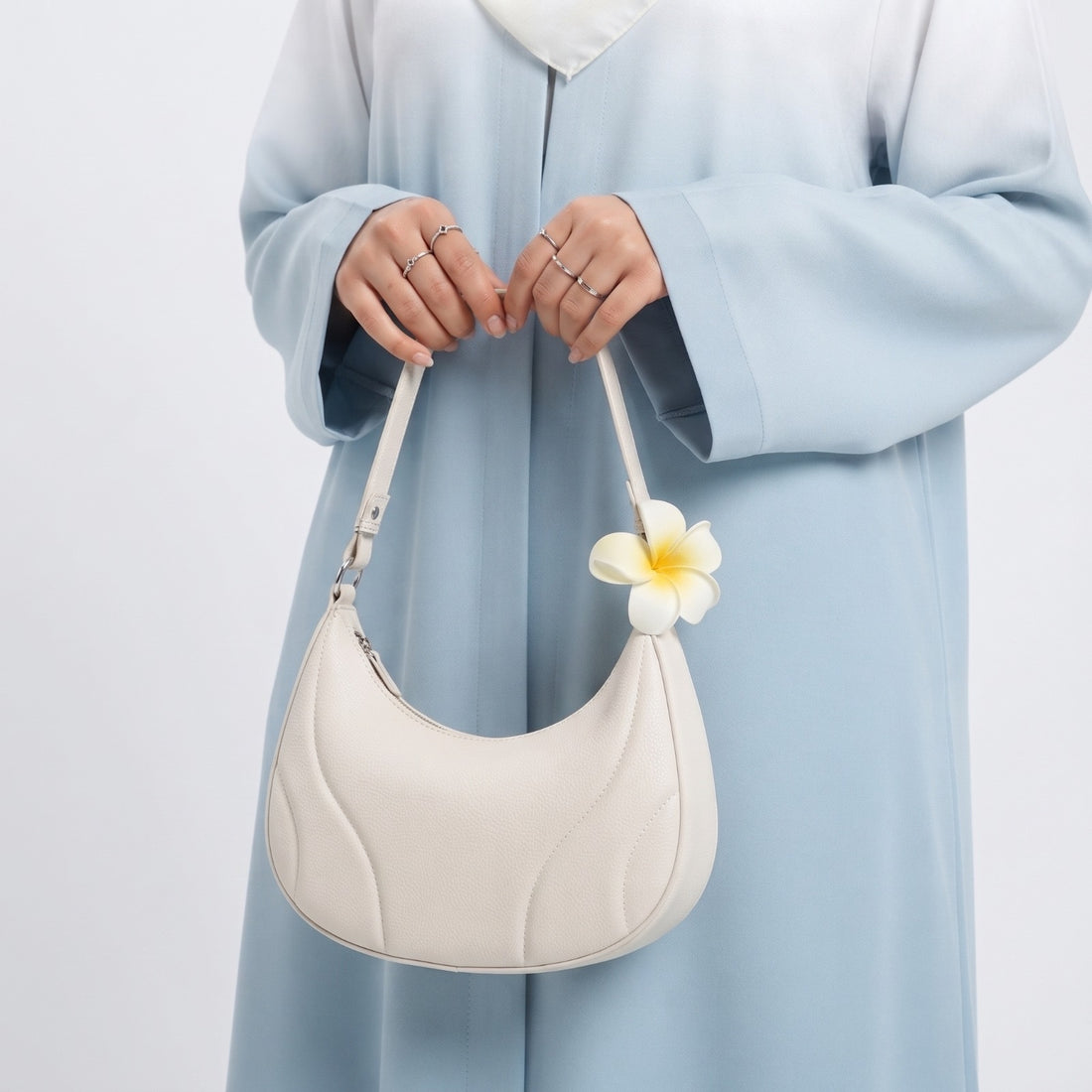 Ombre Serenity Abaya - Sky