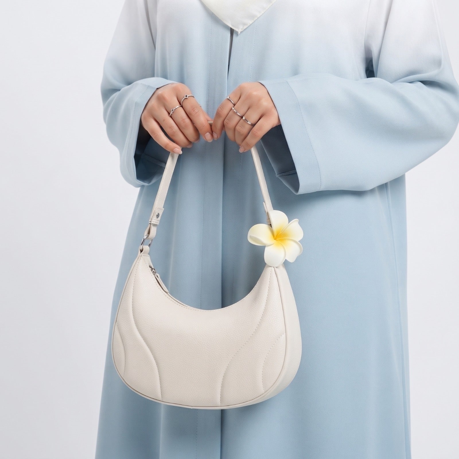 Ombre Serenity Abaya - Sky