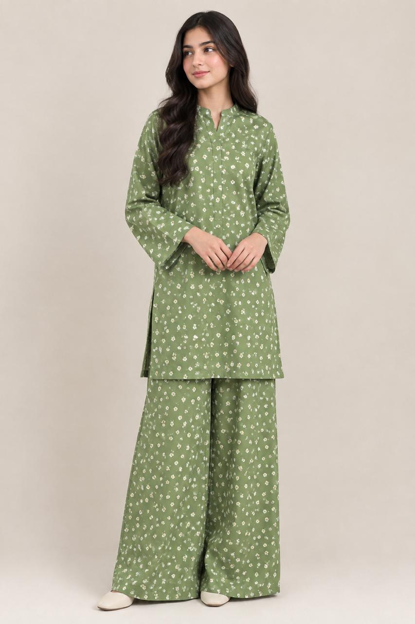 Mint Bloom Co-ord Set