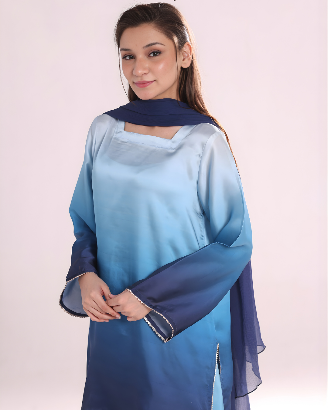 Ombre Co ord Set- Blue