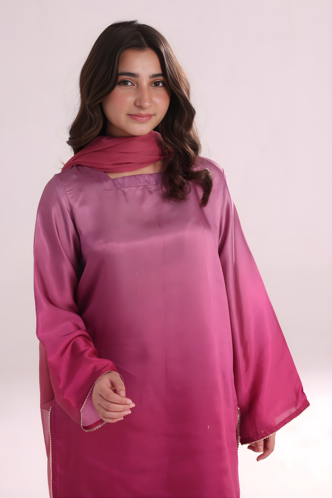 Ombre Co ord Set- Pink