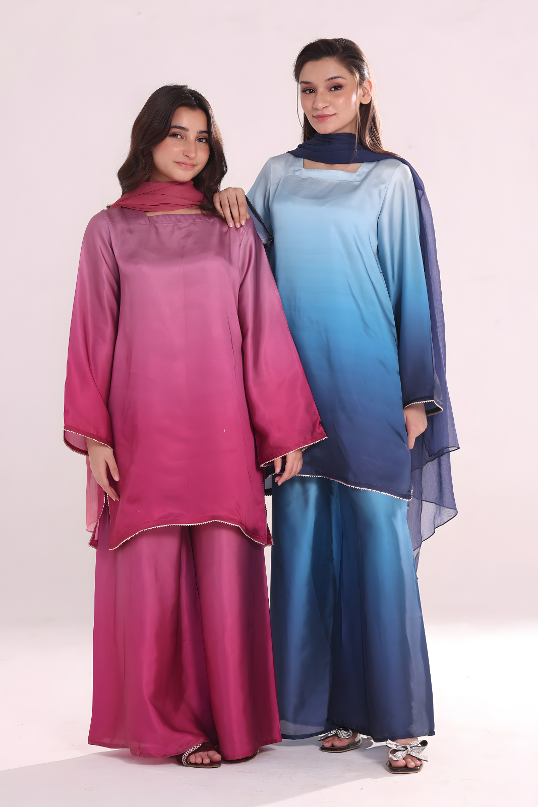 Ombre Co ord Set- Blue