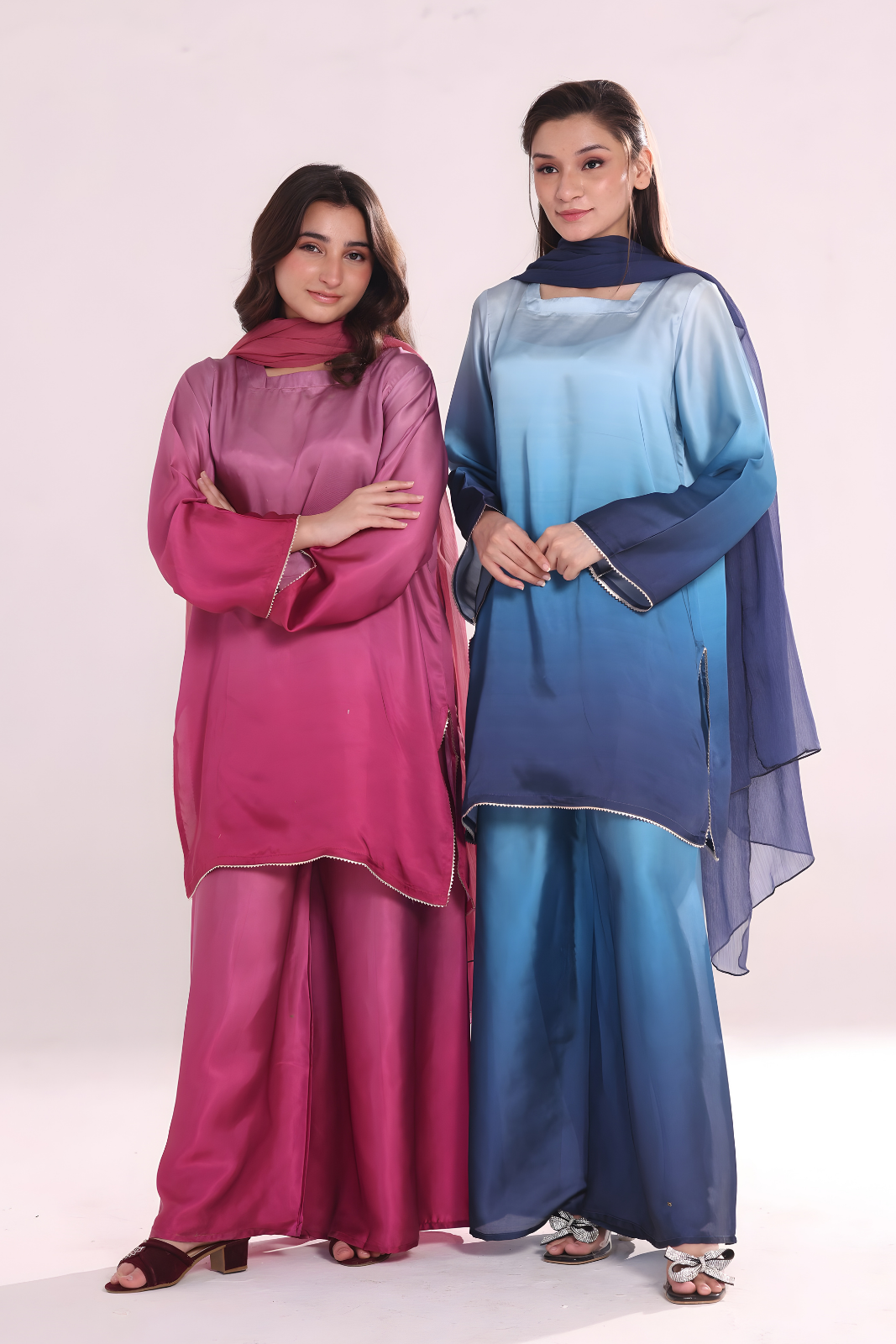 Ombre Co ord Set- Blue