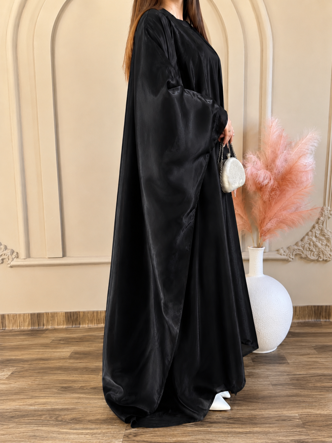 Moonveil Abaya-Black