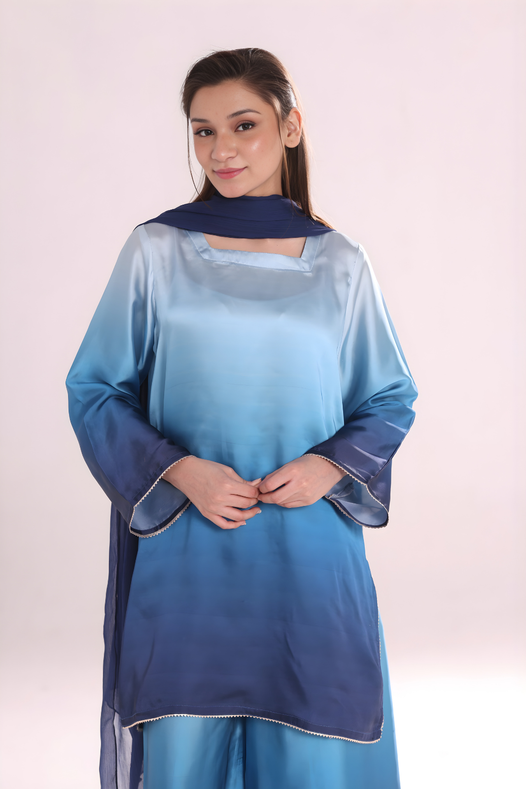 Ombre Co ord Set- Blue
