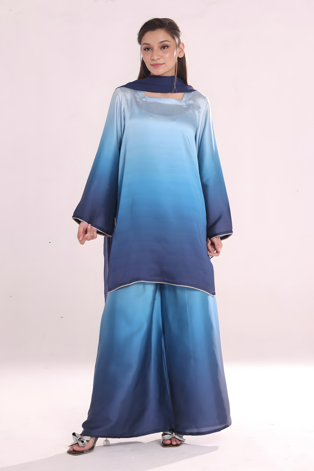 Ombre Co ord Set- Blue