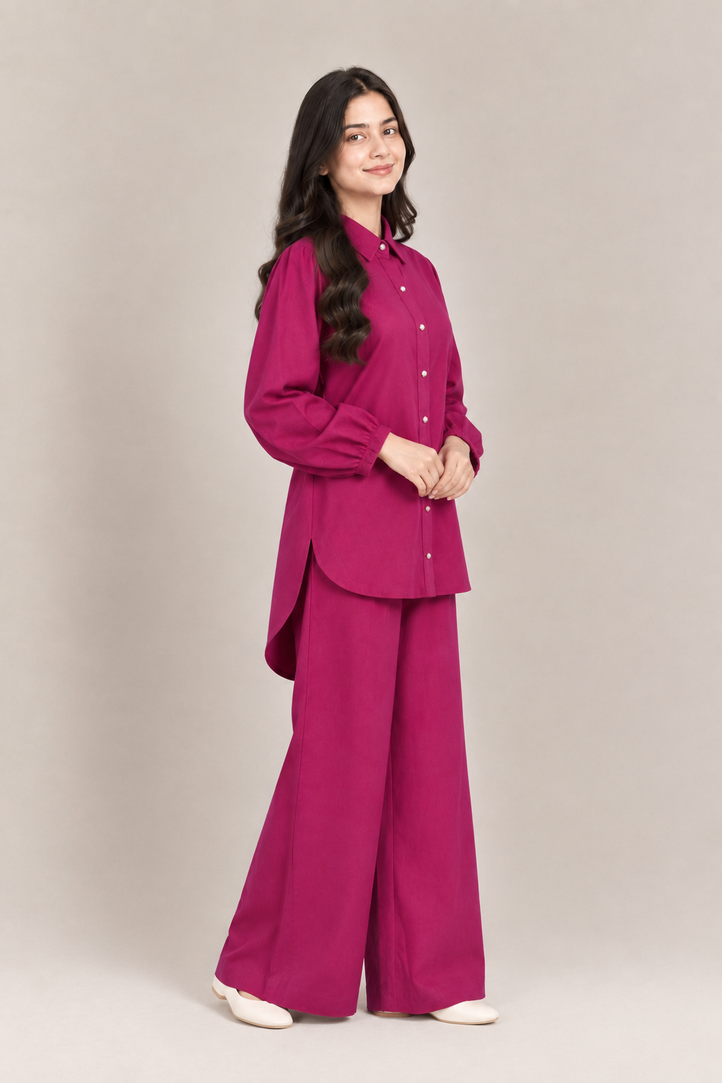 Burgundy Bloom Co-rd Set