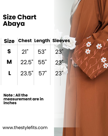 VINCY - FRILLED LONG DRESS/ABAYA