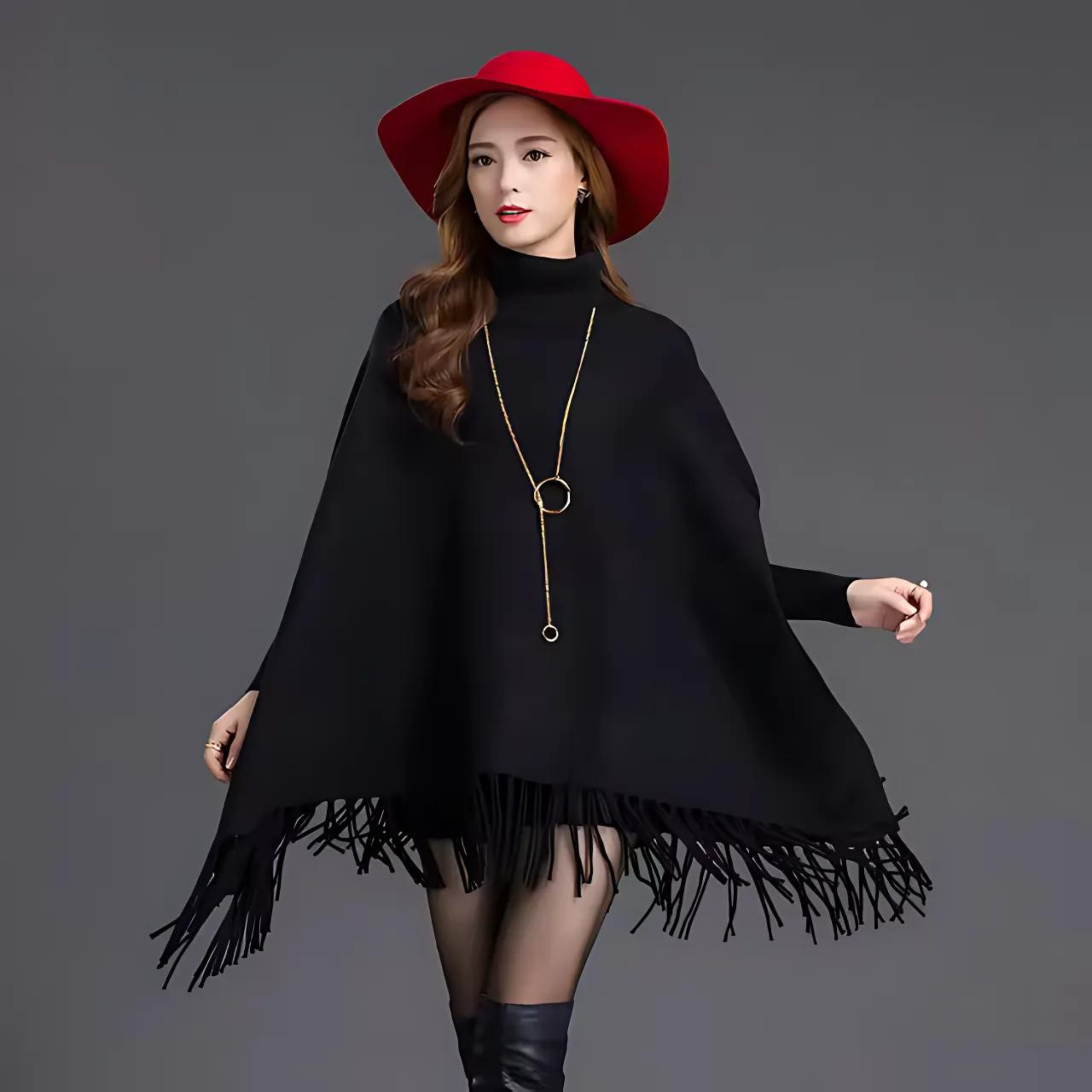 Fleece Poncho