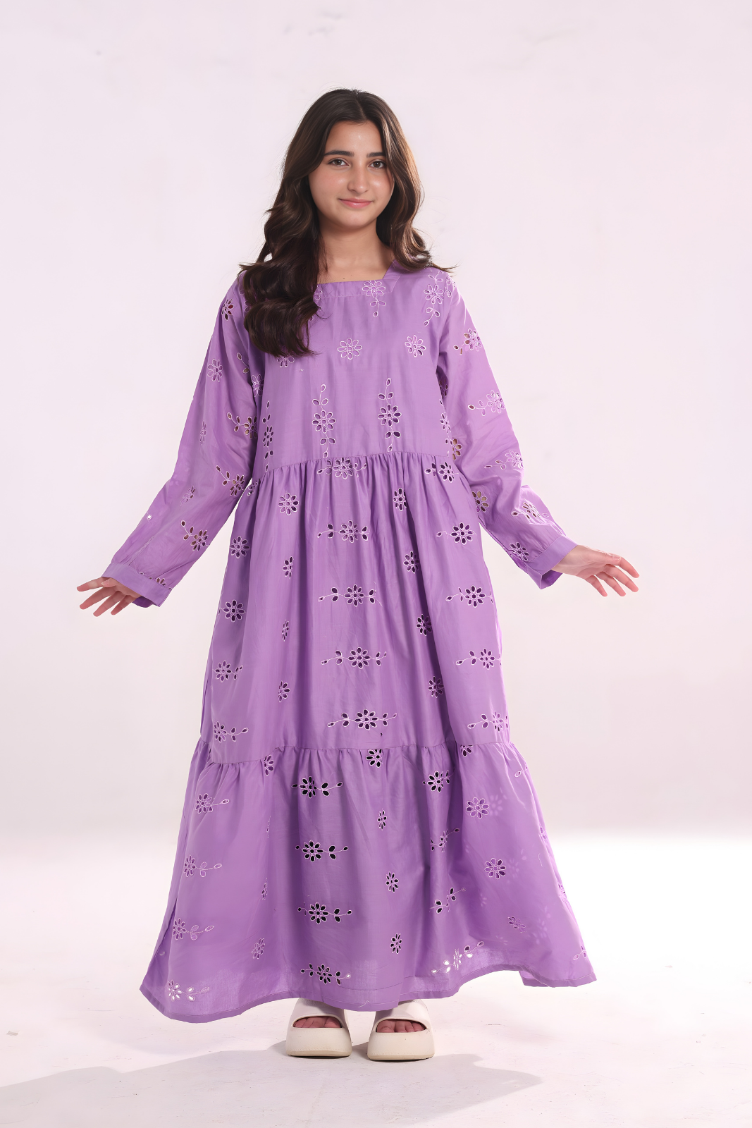 Cotton maxi- Lilac