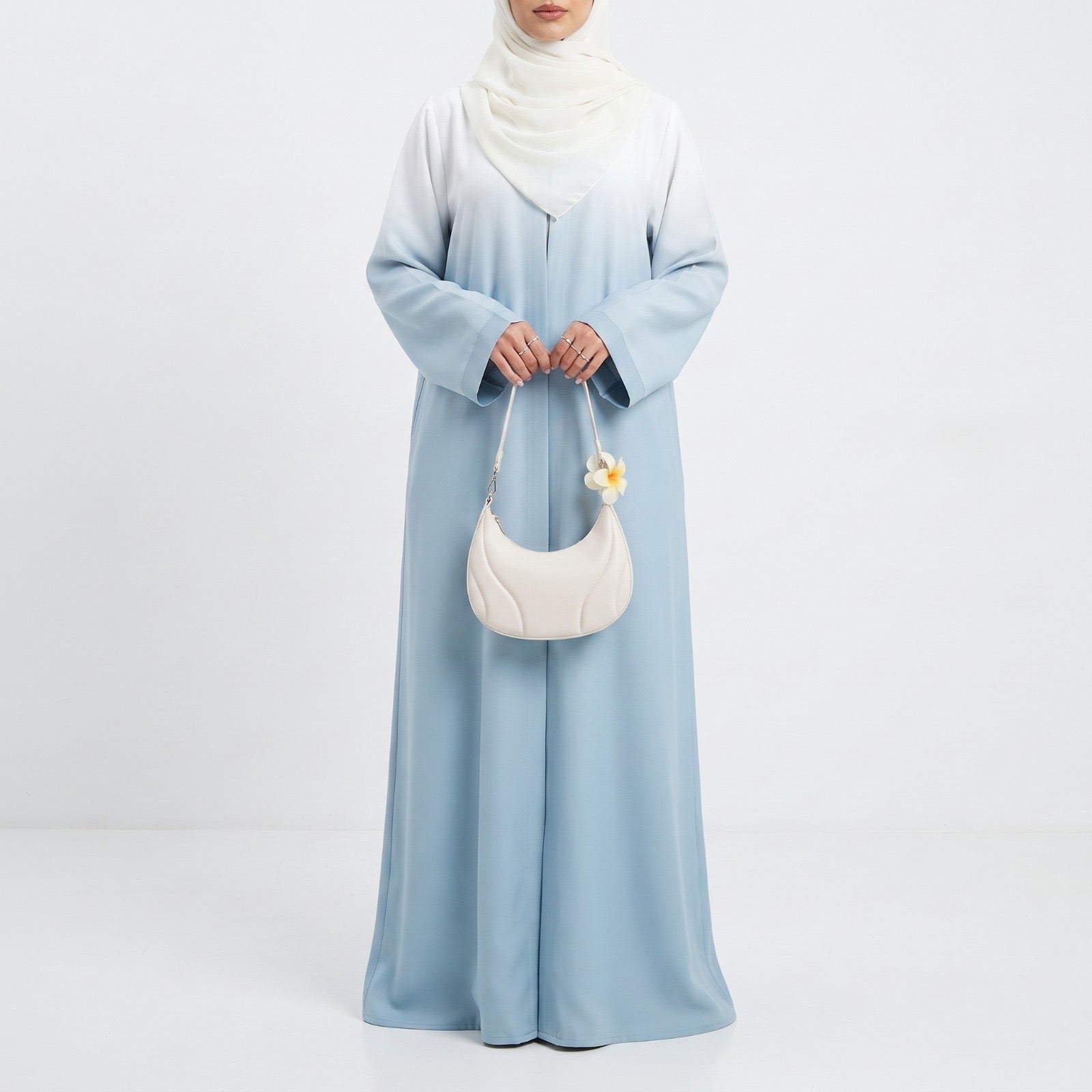 Ombre Serenity Abaya - Sky