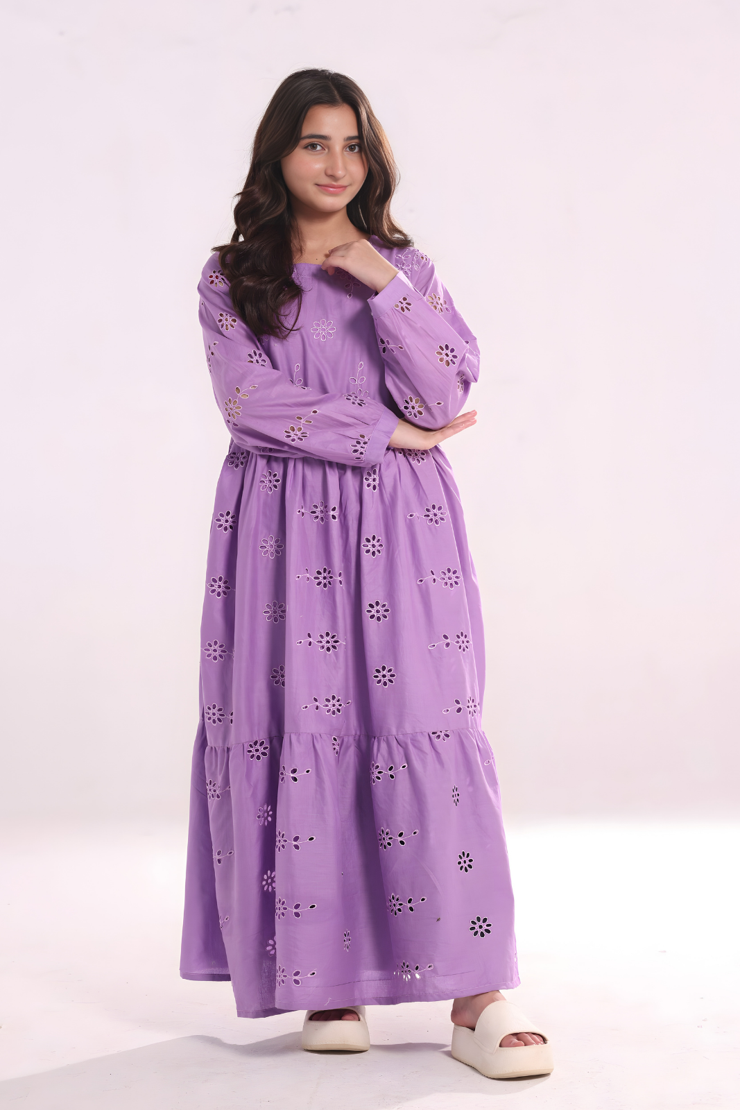 Cotton maxi- Lilac