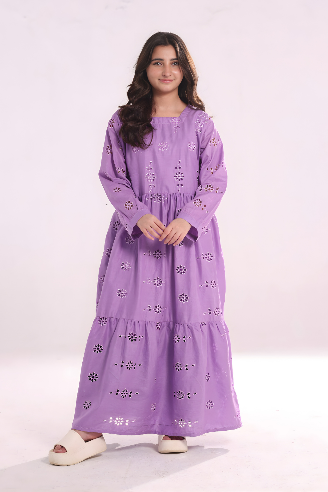 Cotton maxi- Lilac