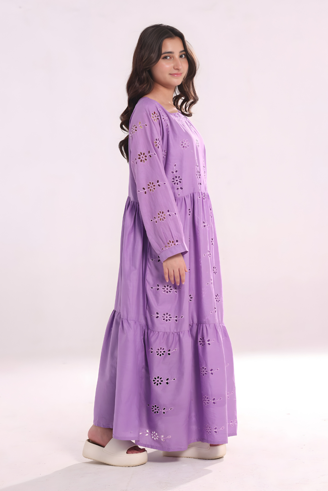 Cotton maxi- Lilac