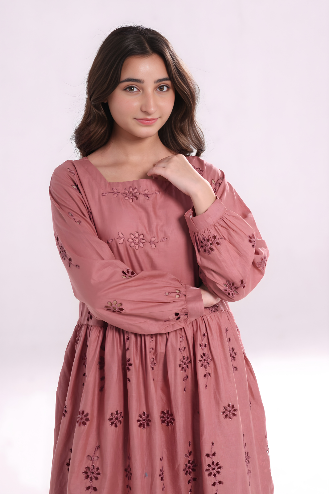 Cotton Maxi- Tea Pink