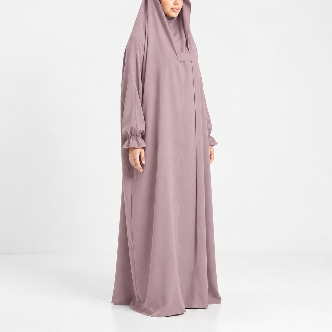 Saudi Jilbab- Dusty Mauve
