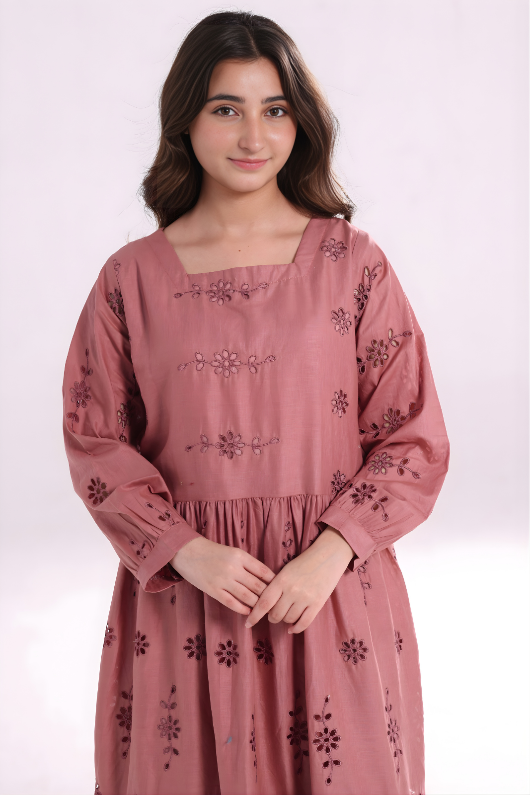Cotton Maxi- Tea Pink