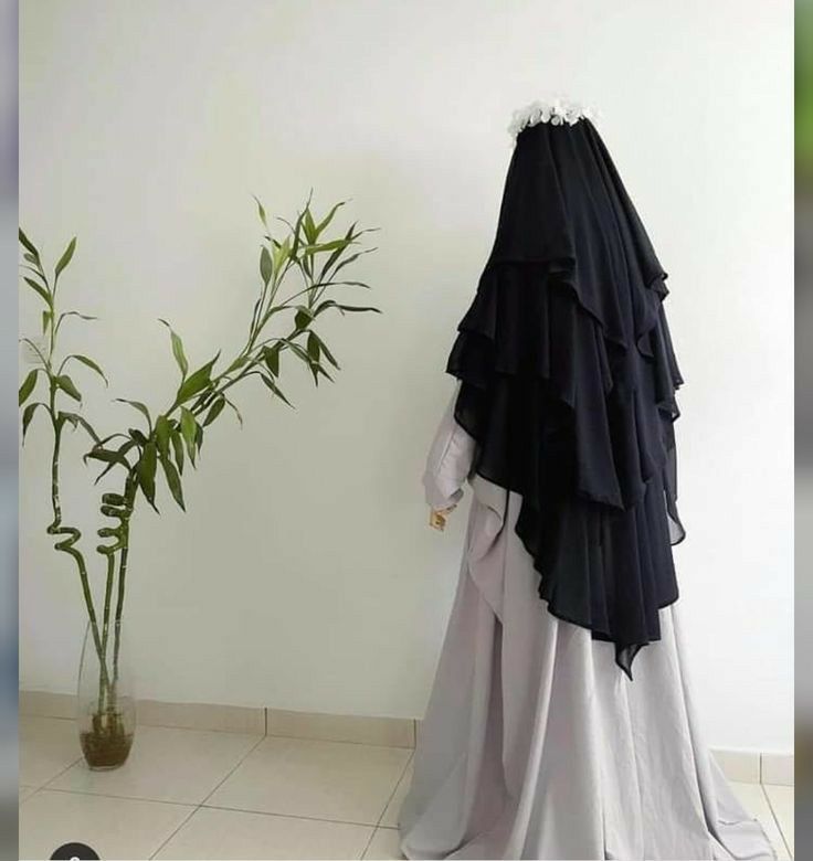 3 Layer Butterfly Khimar + Niqab Set