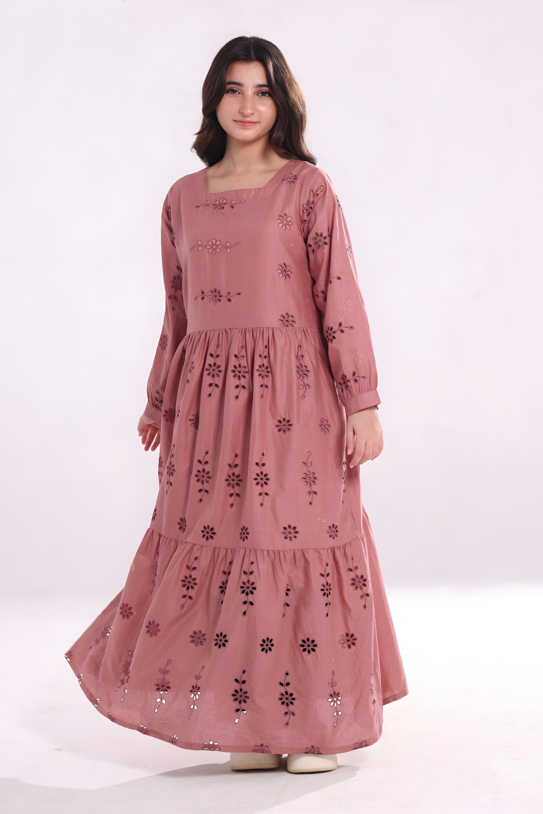 Cotton Maxi- Tea Pink