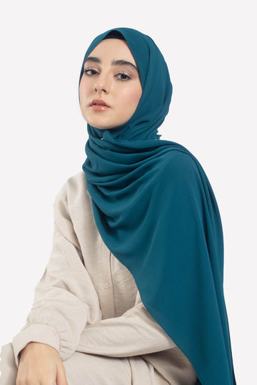 Essential Chiffon Hijab - Teal
