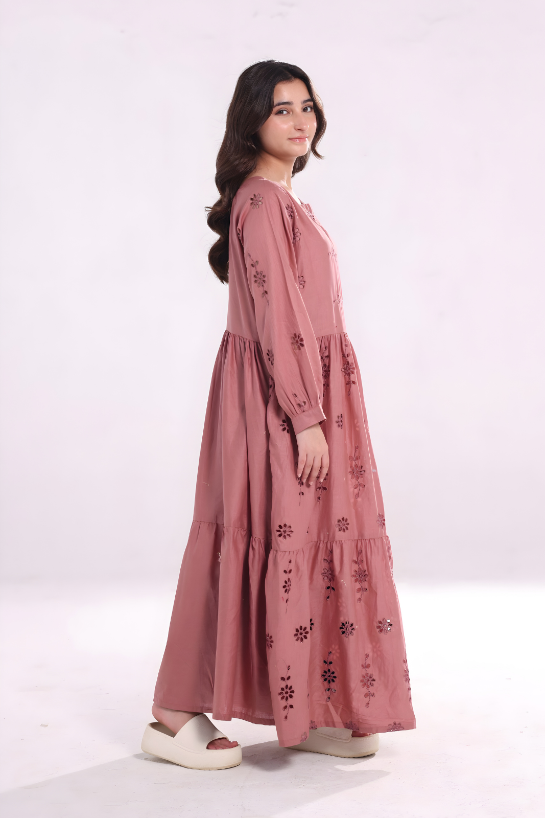 Cotton Maxi- Tea Pink