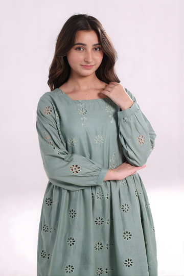 Cotton Maxi- Mint