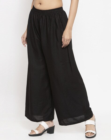 Plazzo Trousers For Women In Cotton