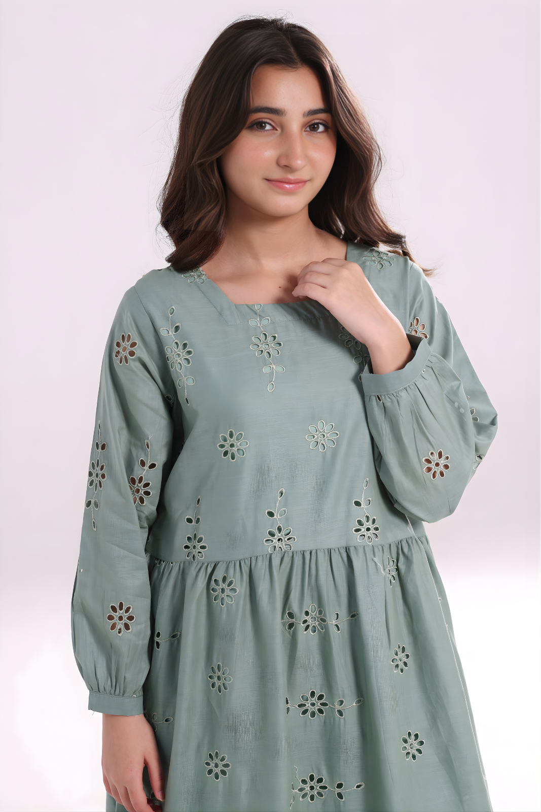 Cotton Maxi- Mint