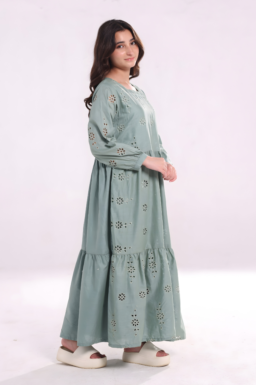 Cotton Maxi- Mint