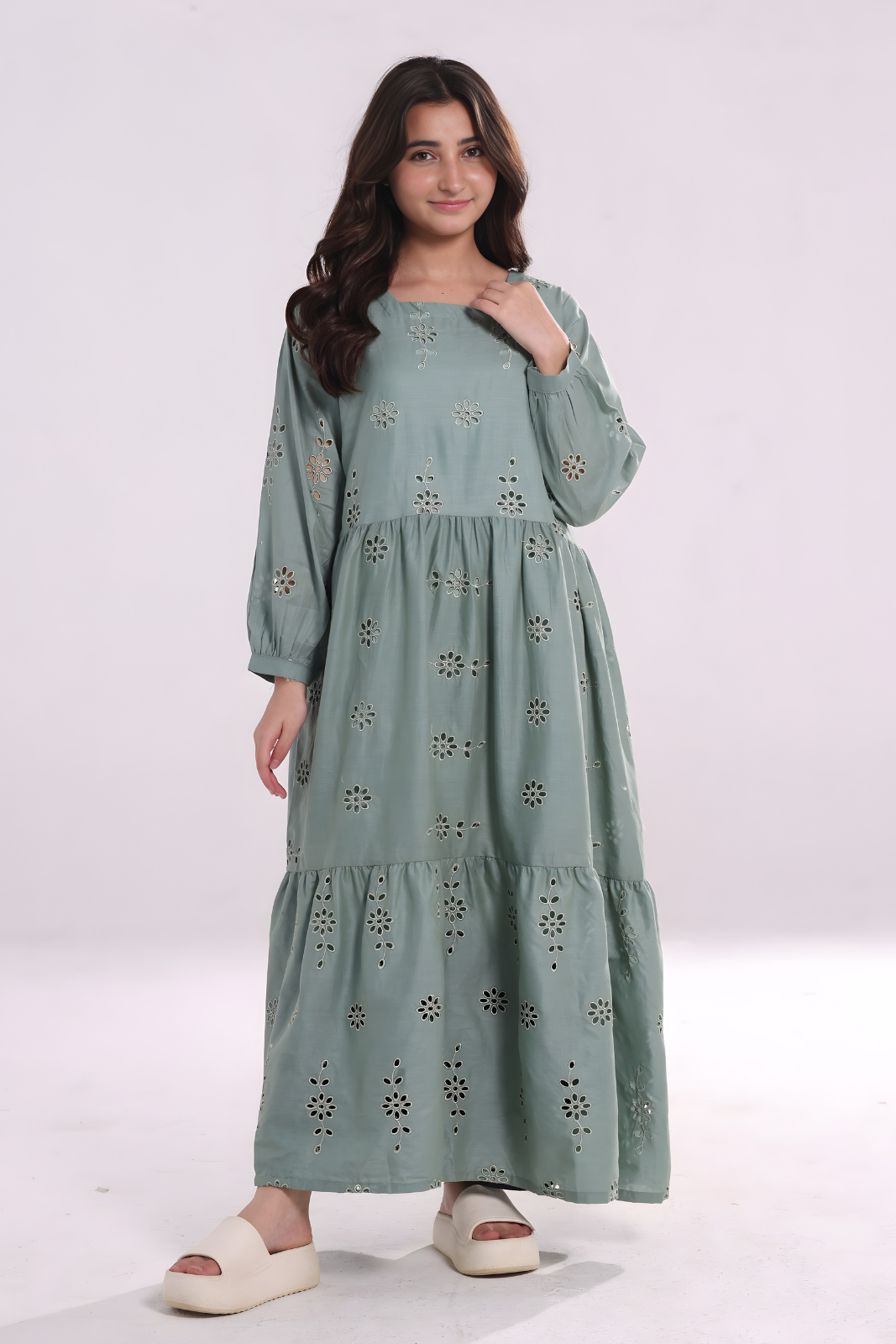 Cotton Maxi- Mint