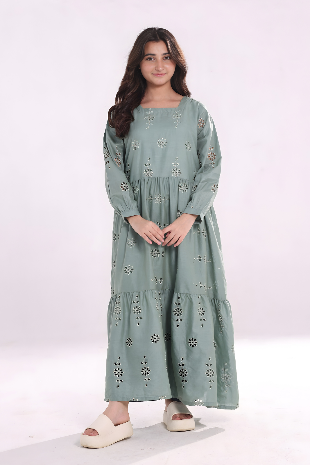 Cotton Maxi- Mint
