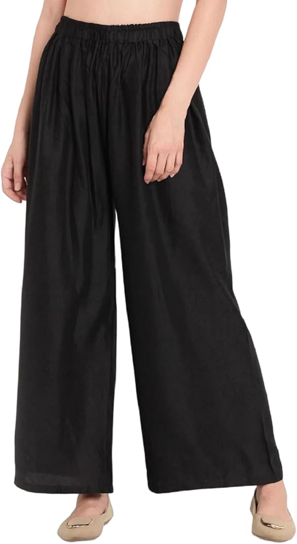 Plazzo Trousers For Women In Cotton