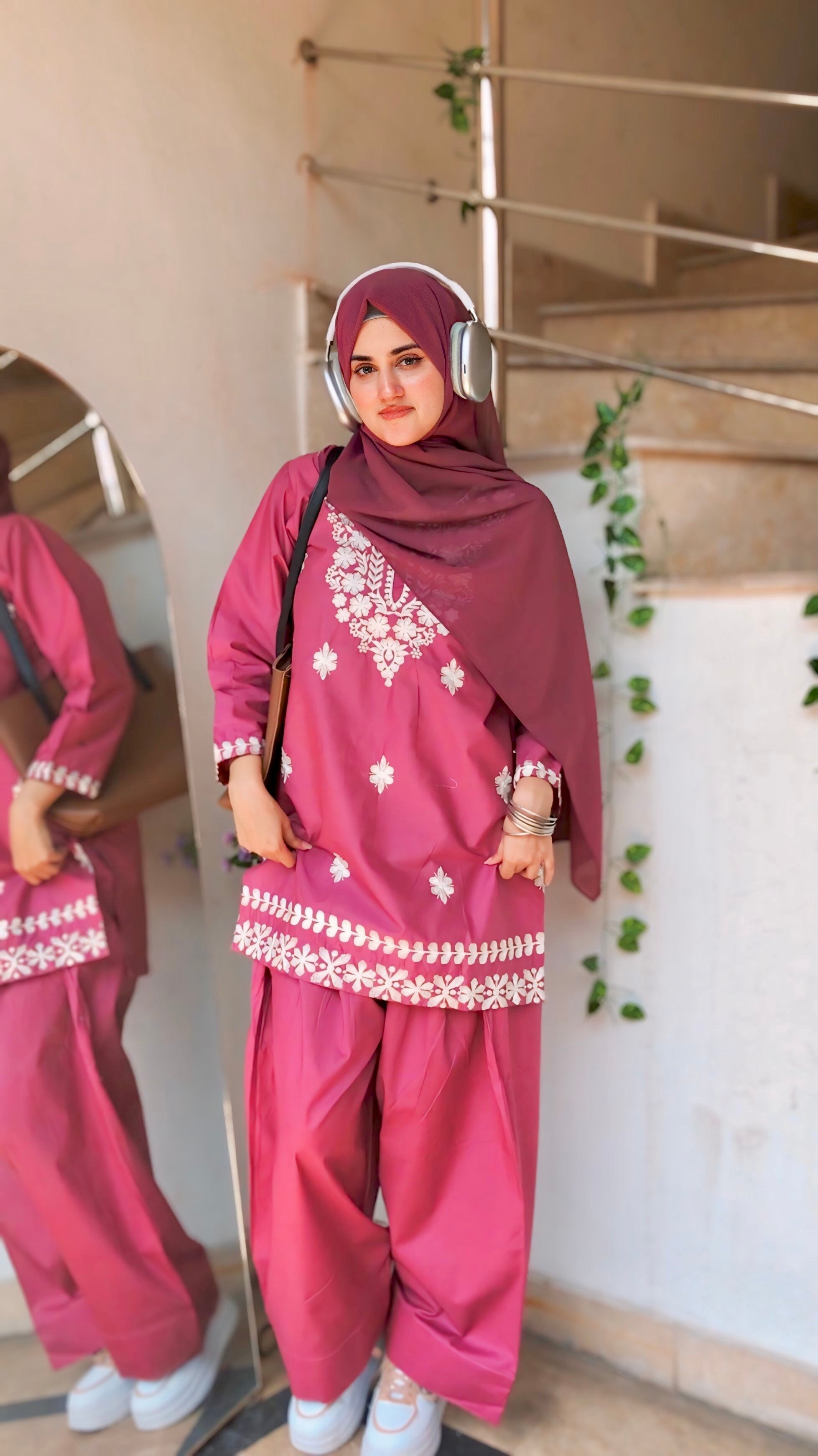 Embroidered Kurti  Shalwar Set
