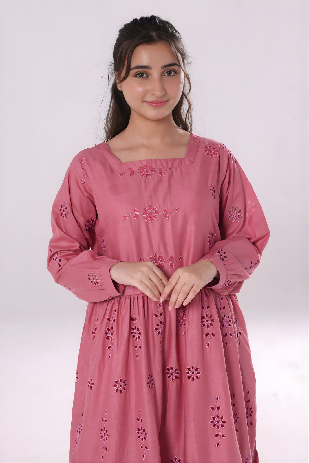 Cotton Maxi- Rose