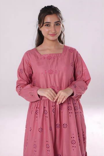 Cotton Maxi- Rose