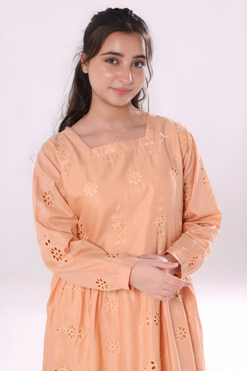 Cotton maxi- Peach