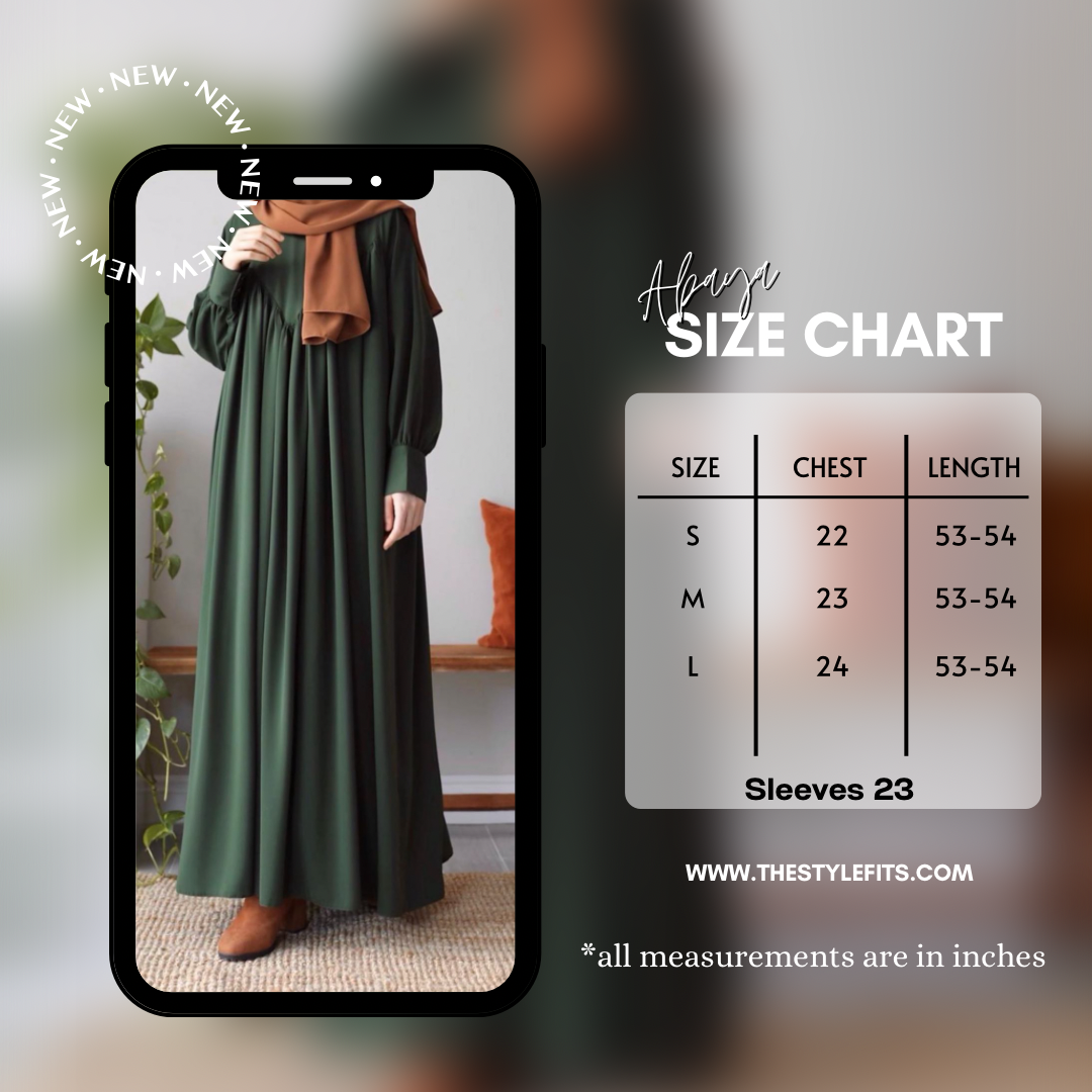 JADE- Hooded Abaya