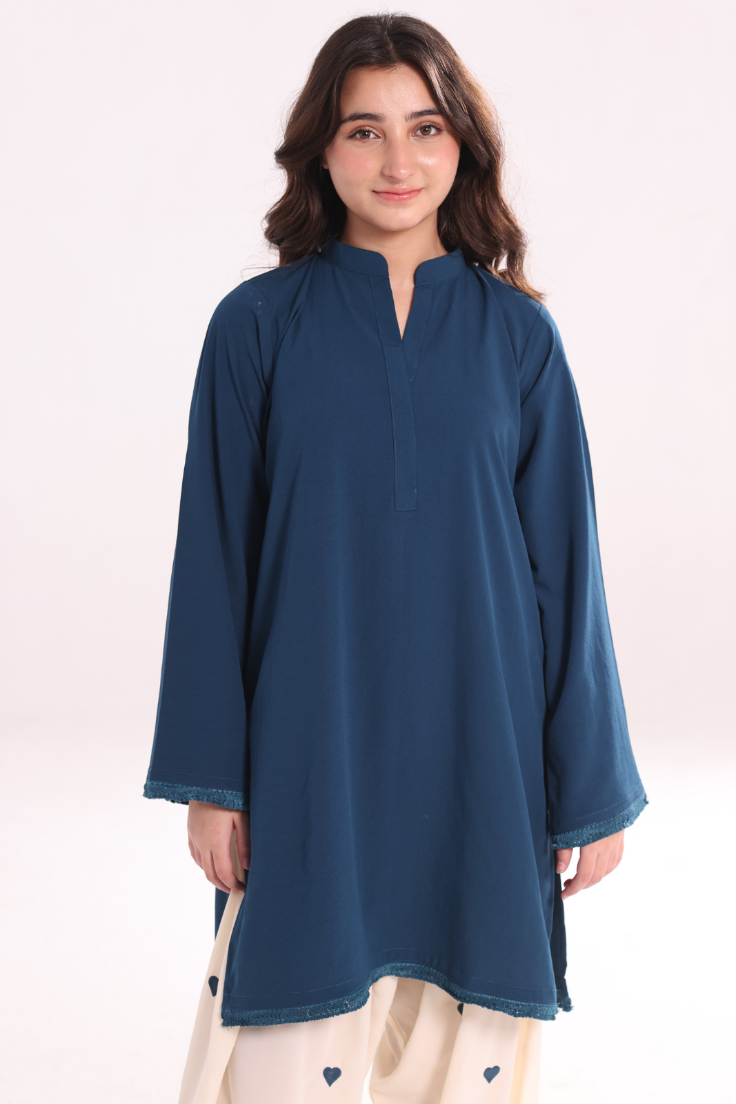 Heart Co ord Set- Blue