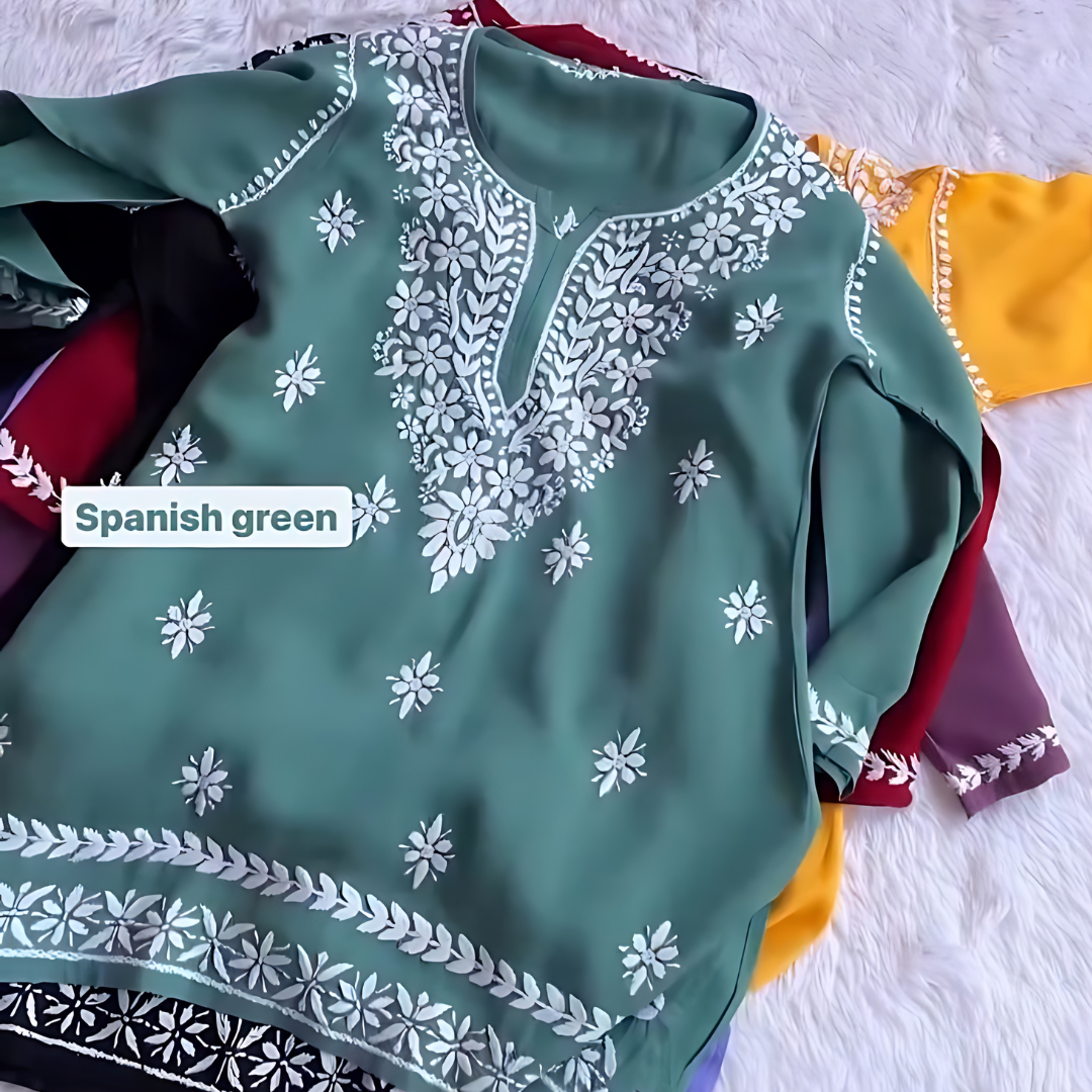 Summer Chickenkari Kurti