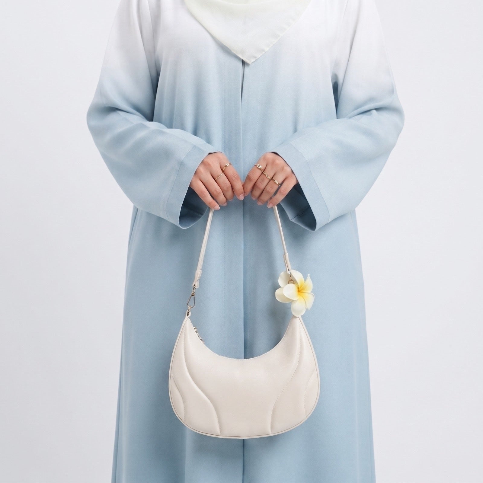 Ombre Serenity Abaya - Sky
