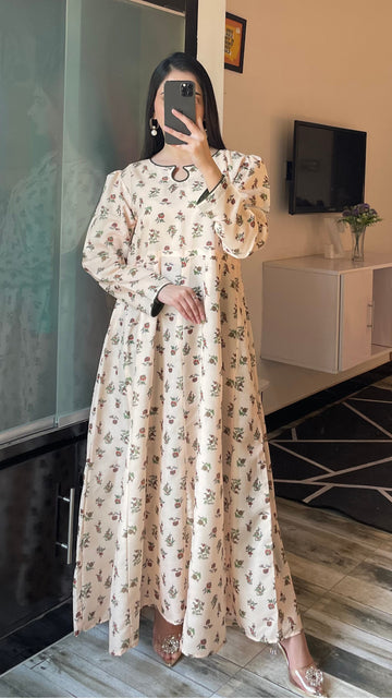 Floret - Long A-line Dress