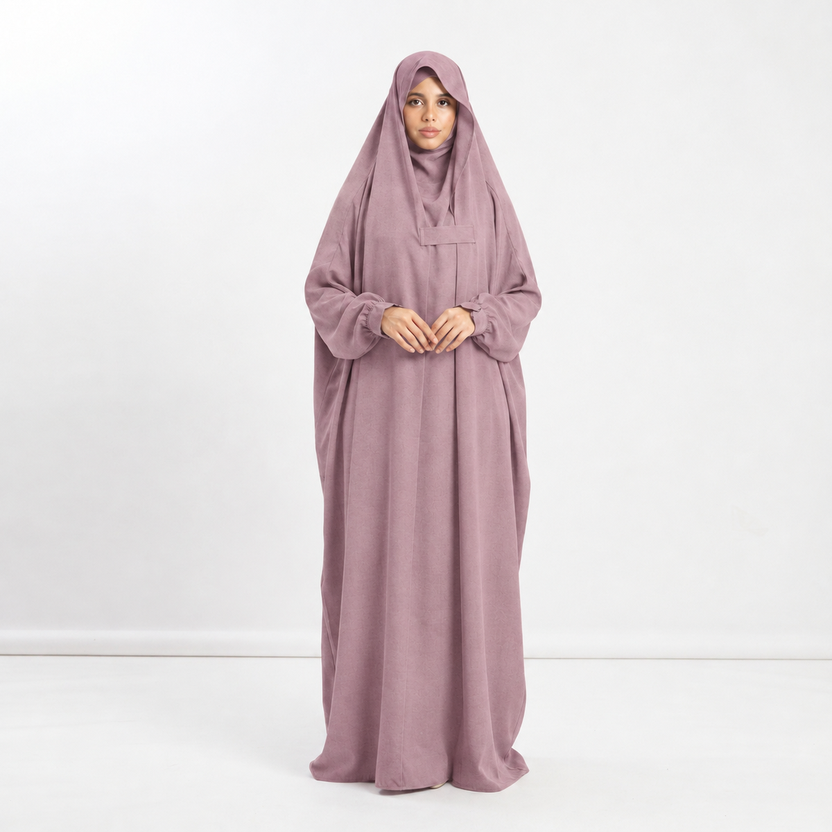 Saudi Jilbab- Dusty Mauve