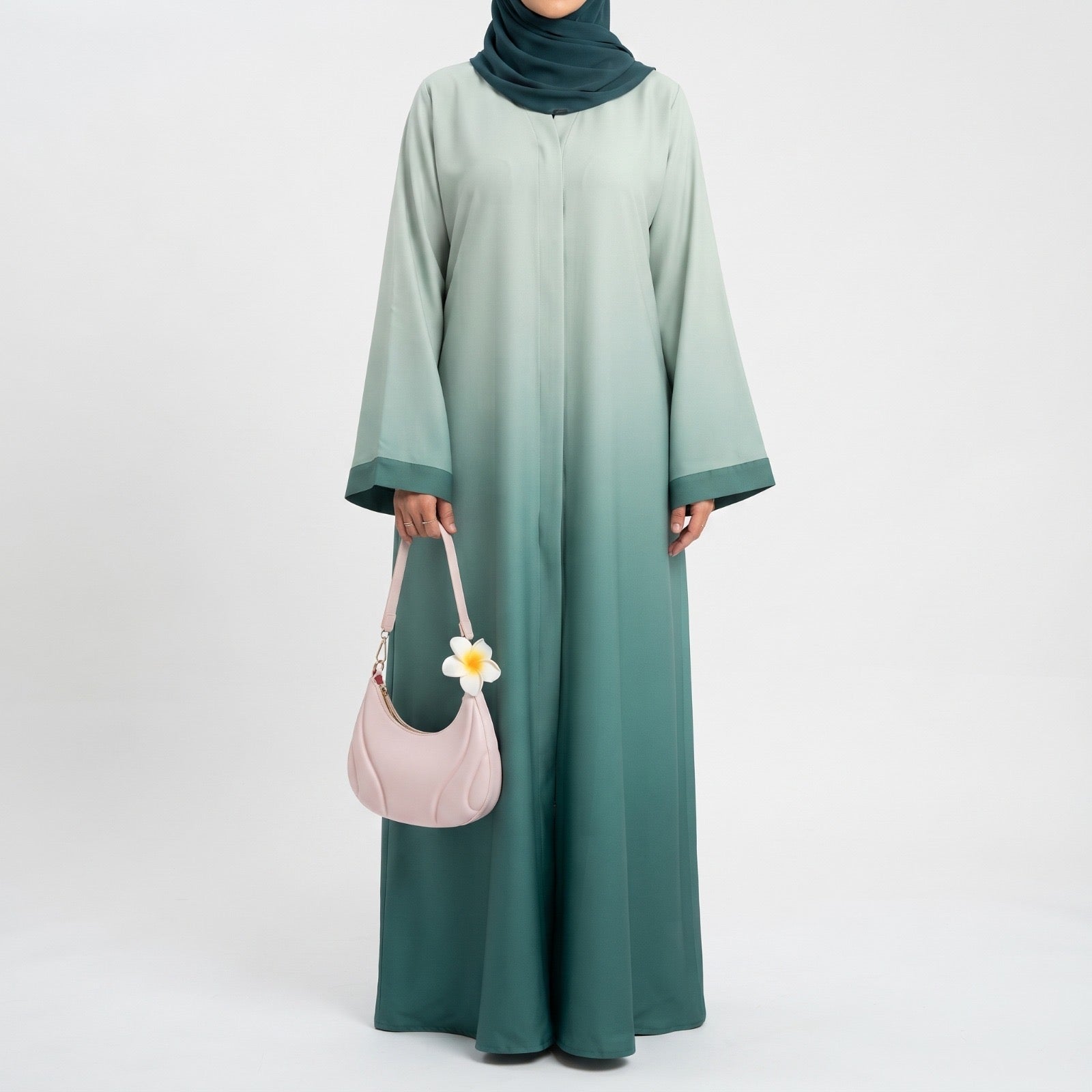Ombre Serenity Abaya - Sage