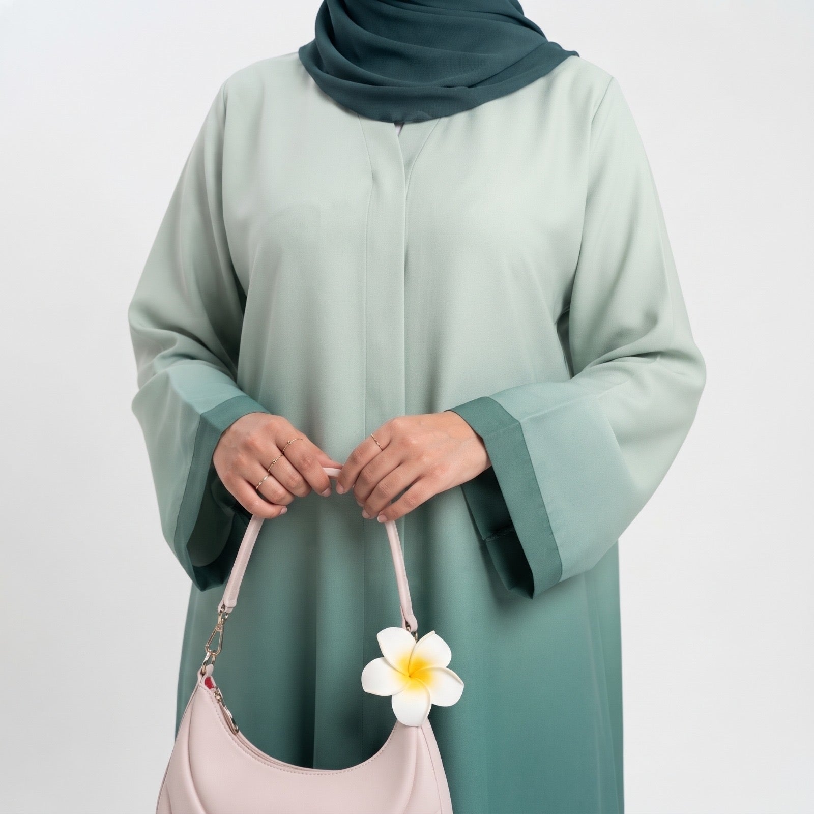 Ombre Serenity Abaya - Sage