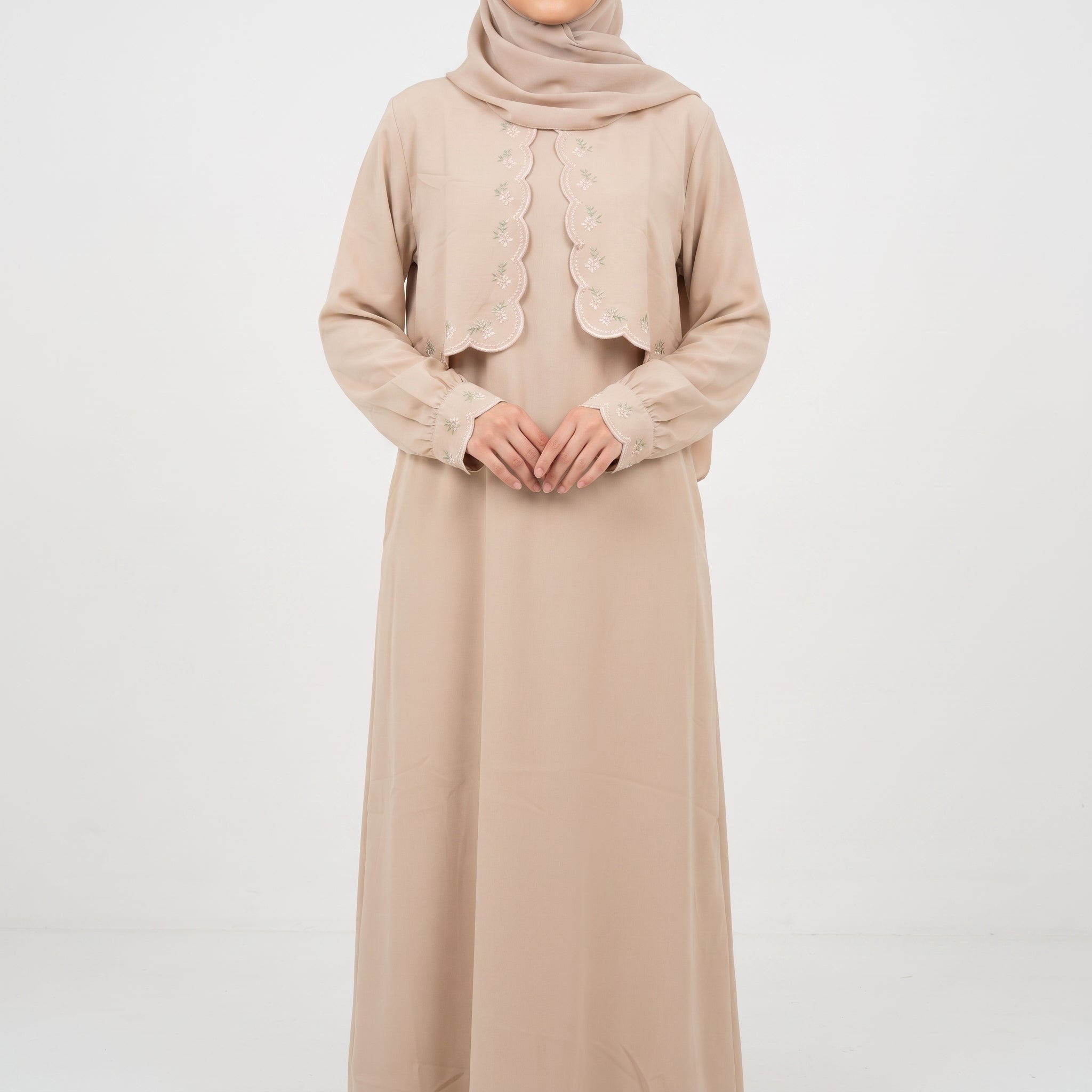 Nude Grace Abaya