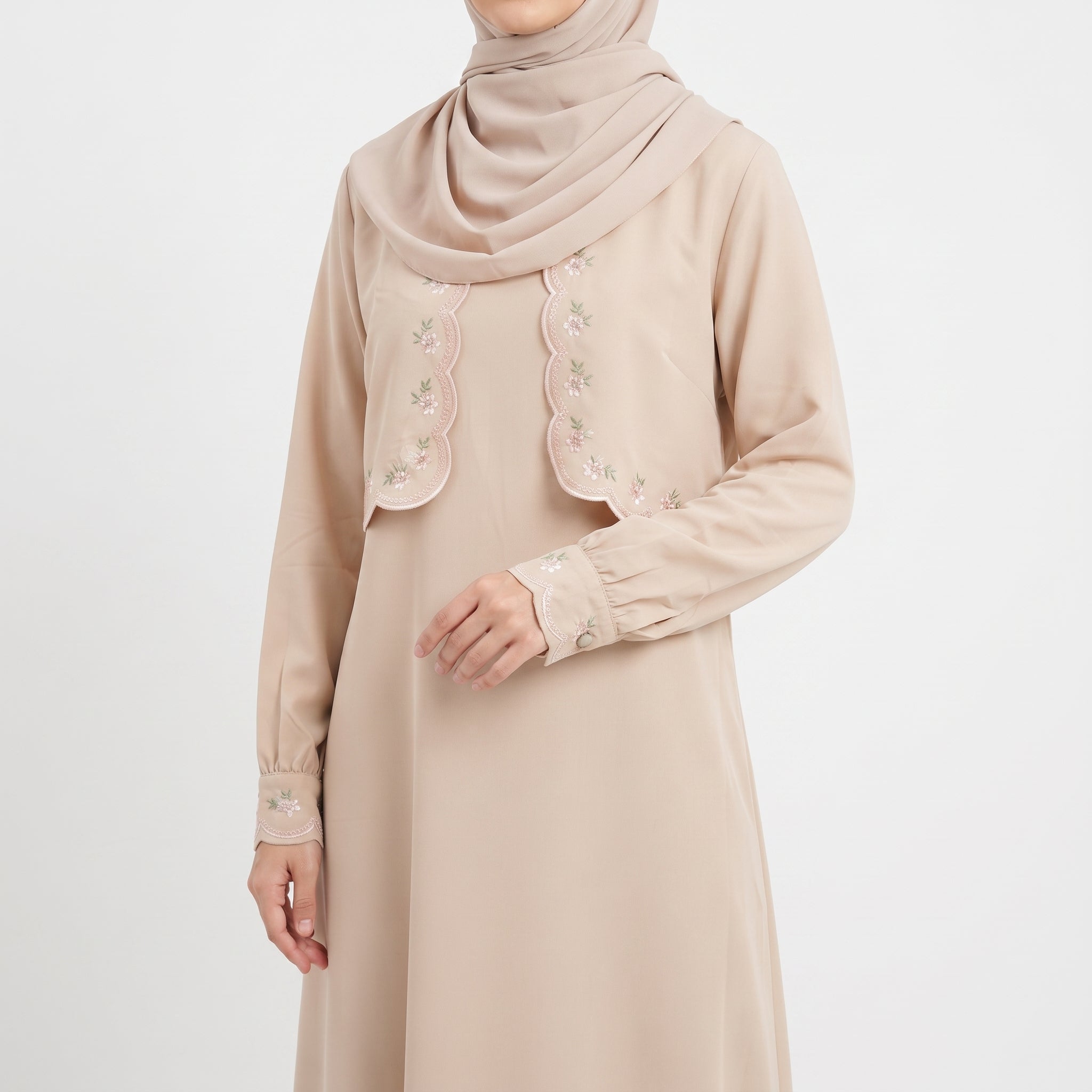 Nude Grace Abaya