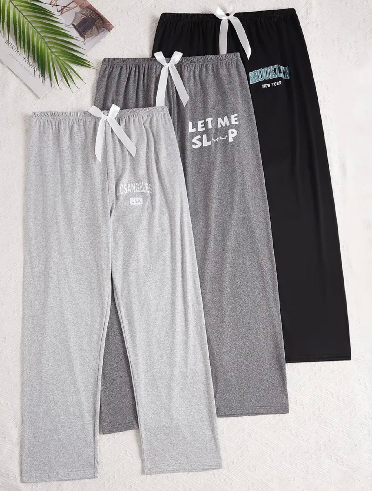Pack of 3 comfy trousers