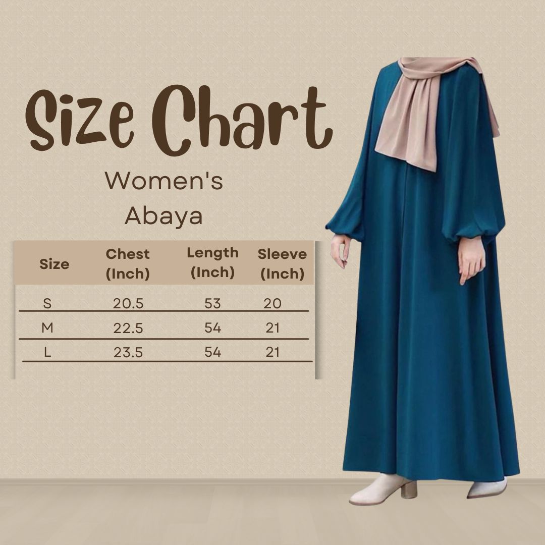 Emira - Puffed Sleeve Abaya