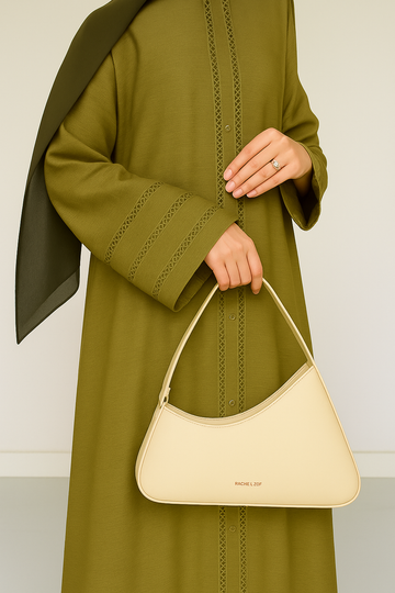 Noir- Elegant Abaya- Olive