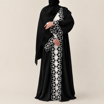 Eveline Floral Abaya